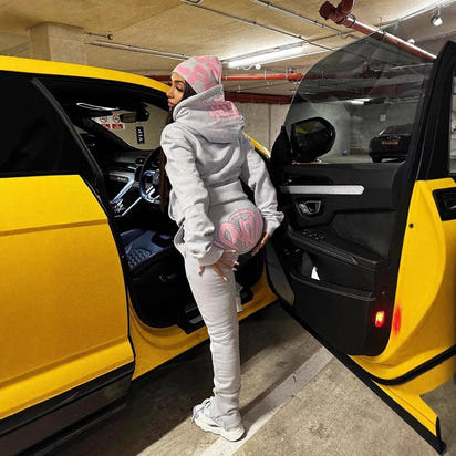 American loose sweatshirts, hoodies and sweatpants Y2K street couple casual wear