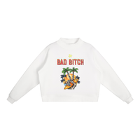 Essential Fleece Mock-Neck Crew Sweatshirt