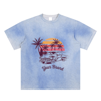 Sun Fade Hand-Painted T-Shirt