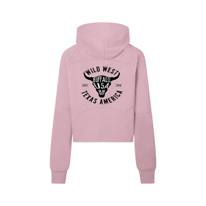 Cropped Half-Zip Hoodie