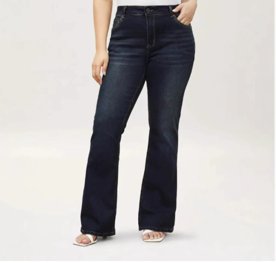 New retro plus-size women's jeans